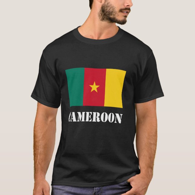 Kamerun Kameruns Kameruns Pride Kamerun T Shirt (Framsida)