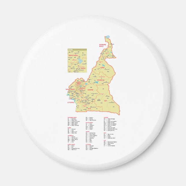 Kamerun Magnet (Framsidan)