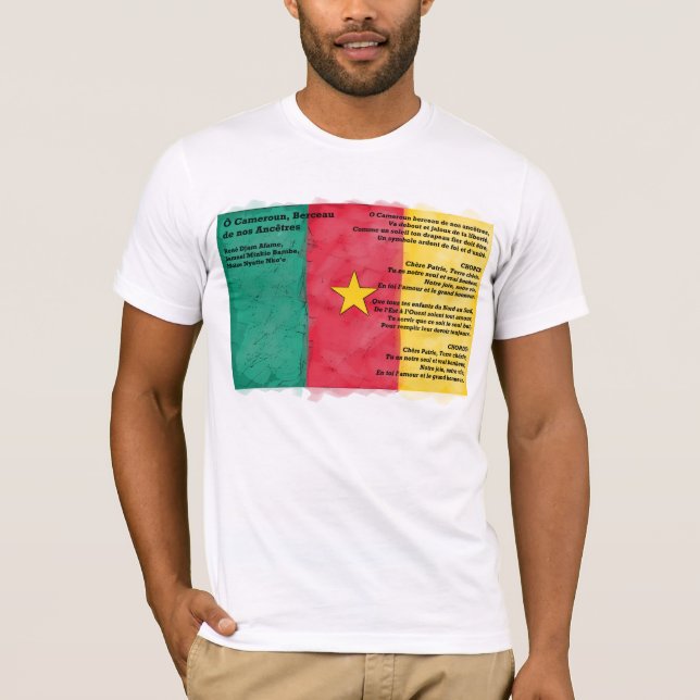 Kamerun - O Kamerun, våra förfäders vaggor T-shirt (Framsida)