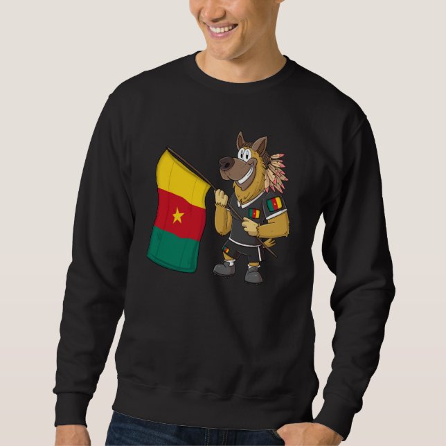 Kamerun Rasta Hund Lång Ärmad Tröja (Framsida)