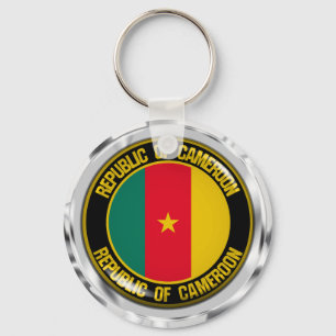 Kamerun Round Emblem Nyckelring