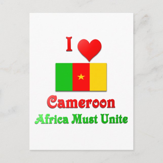 Kamerun Vykort (Framsida)