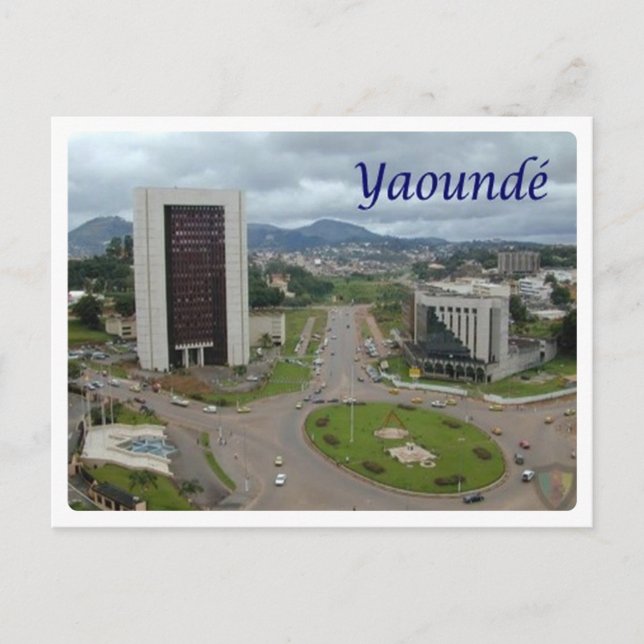 Kamerun - Yaoundé - Vykort (Framsida)