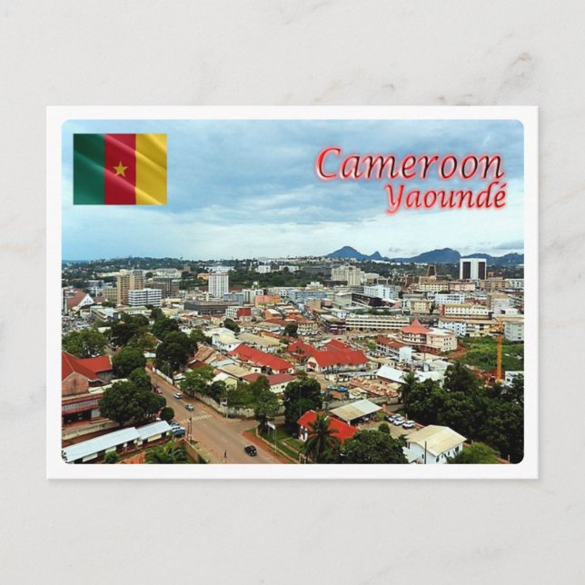 Kamerun - yaoundé - vykort (Framsida)