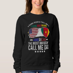 Kamerunansk Pappa Fars Dag Papa Kamerunansk Amerik T Shirt
