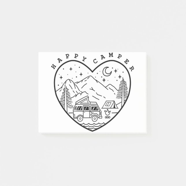 Kamerunden Lycklig Post-it Block (Framsida)