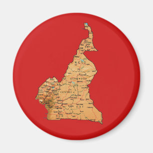 Kamerunkartamagnet Magnet