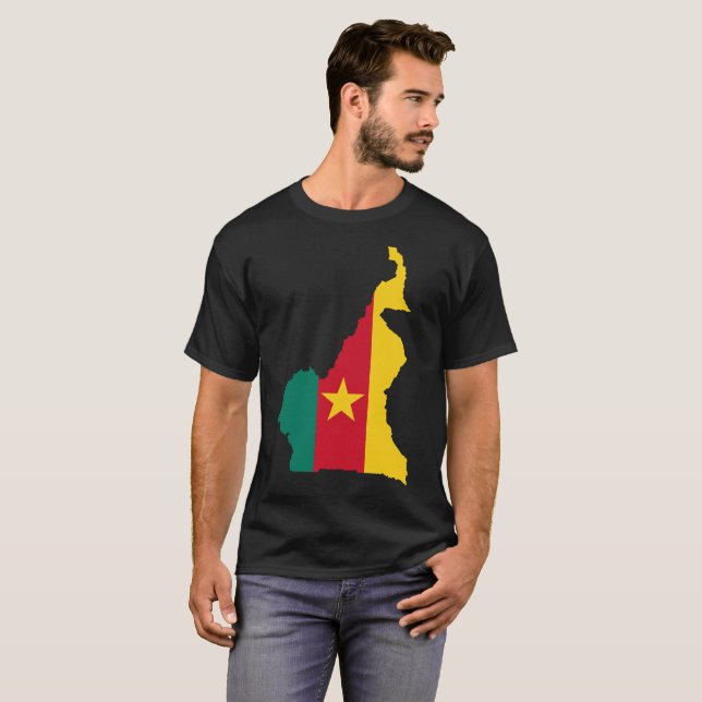 KamerunnationT-tröja Tee Shirt (Hel framsida)