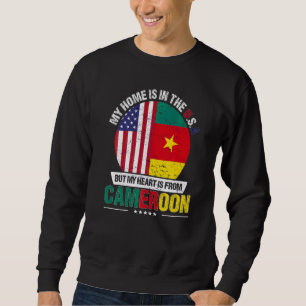 Kameruns amerikanska patriot Heart kommer från Kam Lång Ärmad Tröja