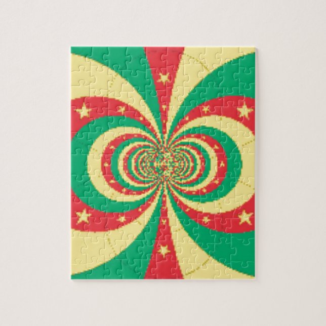 Kameruns anda: Odomligt Lejon Pussel (Vertikal)