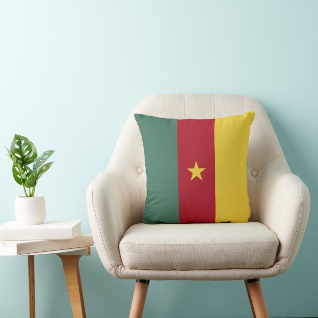 Kameruns flagga kudde (Stol)