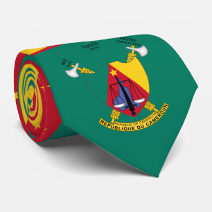 Kameruns Flagga och Jacka av Arm, Kameruns Flagga Slips