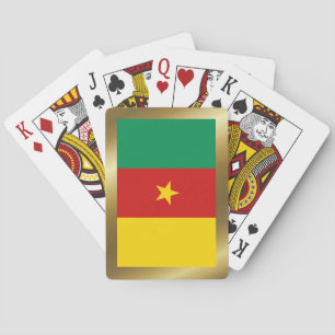 Kameruns flagga spelkort