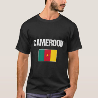 Kameruns Pride Heritage Gifts Kameroon Flagga T Shirt