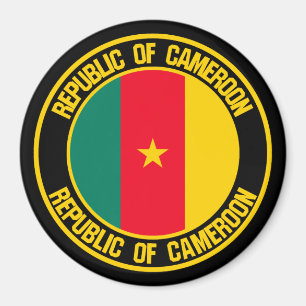 Kameruns runda emblem magnet