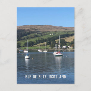 Kames Bay, Isle of Bute, Skottland Vykort