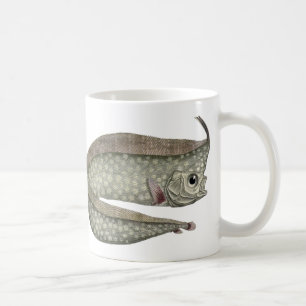 Kamhavsfisk, Marin Akvatisk Liv Vintage Kaffemugg