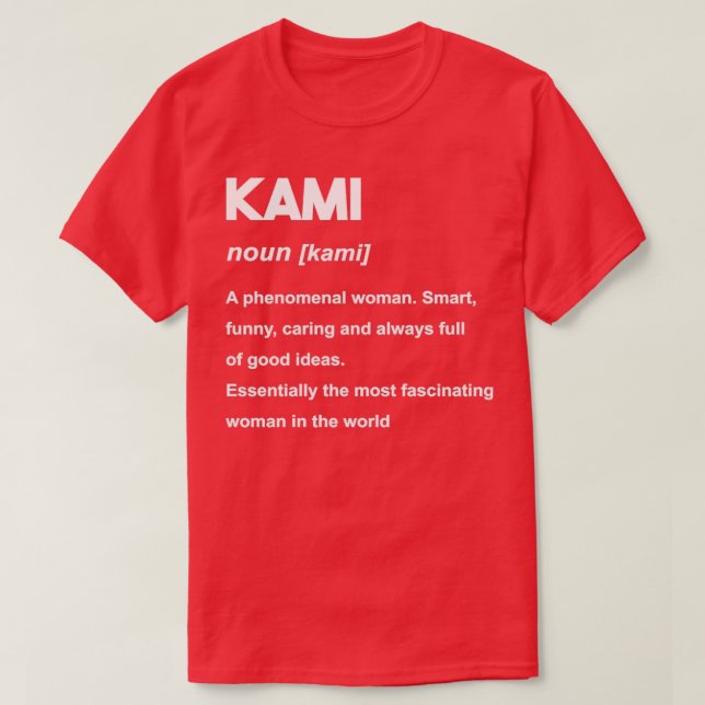Kami 25 t shirt (Design framsida)