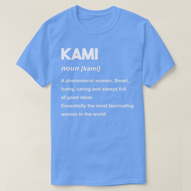 Kami 5 t shirt (Design framsida)