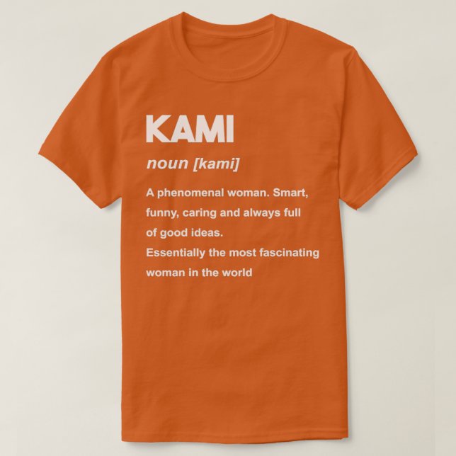 Kami T Shirt (Design framsida)