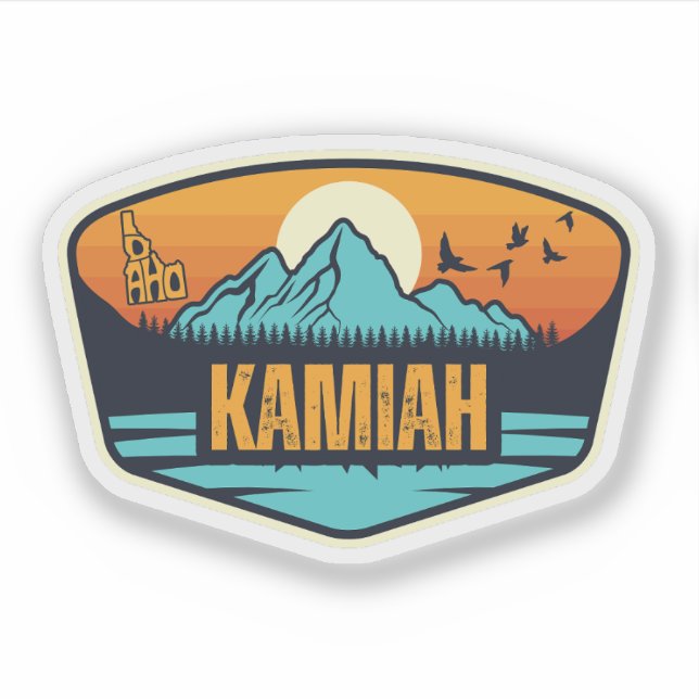 Kamiah, Idaho Klistermärken (Framsida)