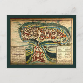 Kamianets Podilskyi Karta 1691 Vykort