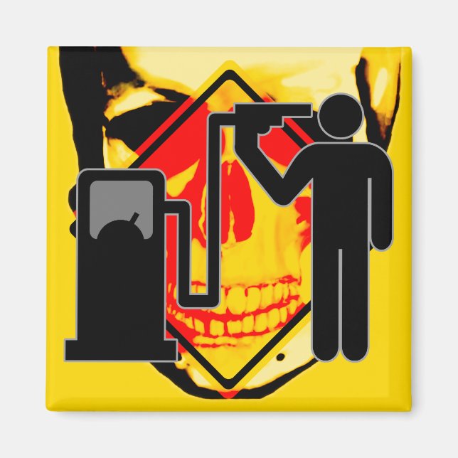 Kamikaze bränsleberoende magnet (Framsidan)