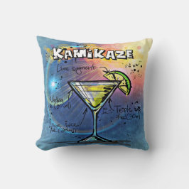Kamikaze Cocktail (#3 of 12 Drink Recipe Sets) Kudde