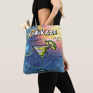 Kamikaze Cocktail (#3 of 12 Drink Recipe Sets) Tygkasse
