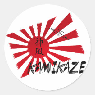 Kamikaze Runt Klistermärke