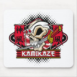 Kamikaze Skull med japansk sword Musmatta
