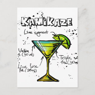 Kamikazecoctailrecept Vykort