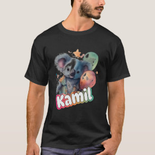 Kamil - Cute Boy Namn med Cute Koala T Shirt