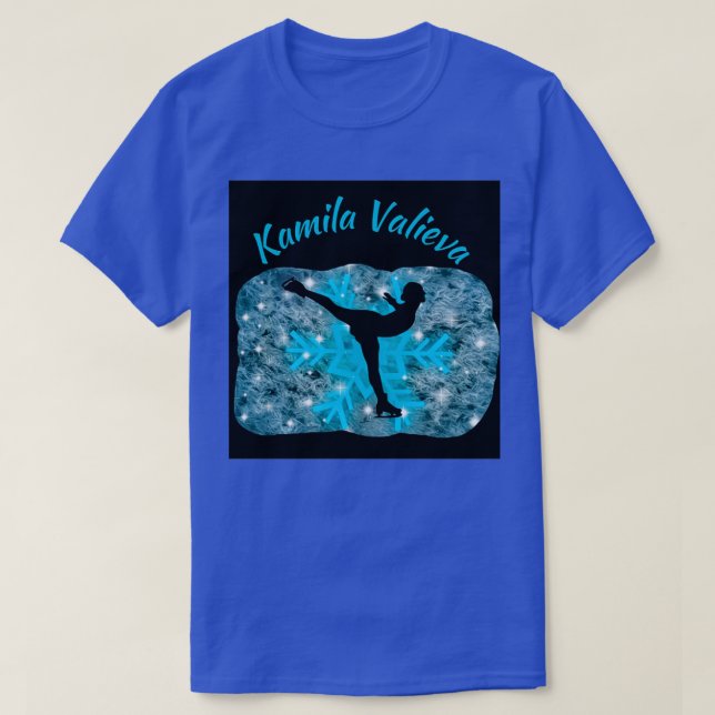Kamila Valieva Figure Skating T Shirt (Design framsida)