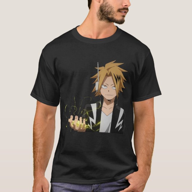 Kaminari Denki meme anime managa T Shirt (Framsida)
