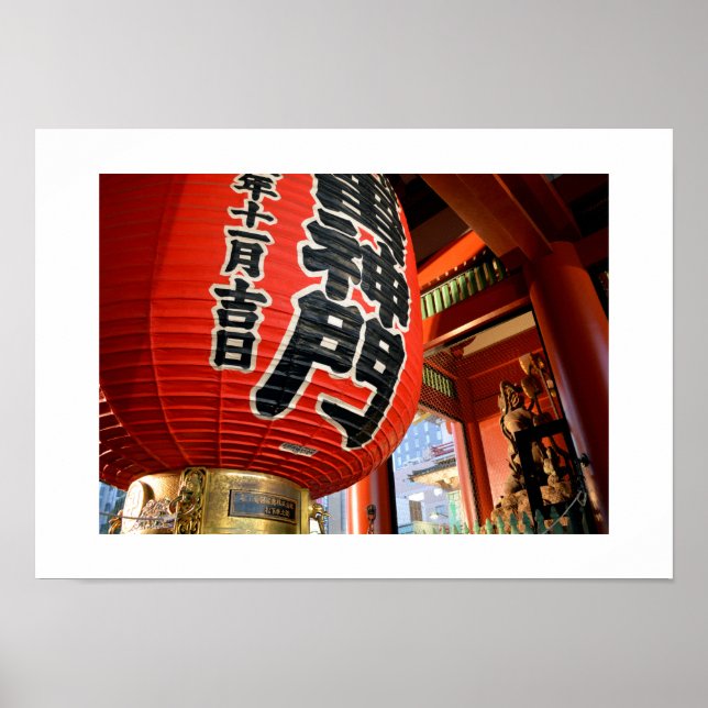 Kaminarimon: Senso-ji, Tokyo Poster (Framsidan)