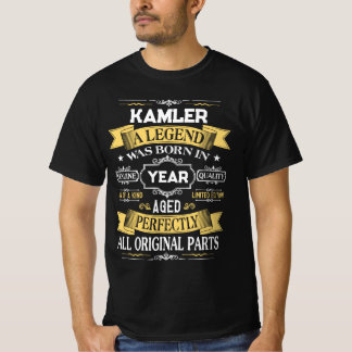 KAMLER En Legend Föddes År T Shirt