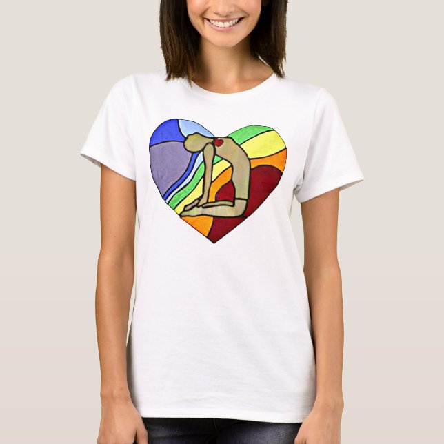 Kamlet poserar T-skjortan Tee Shirt (Framsida)
