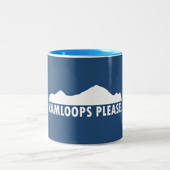 Kamloops British Columbia Vänligen Två-Tonad Mugg (Center)
