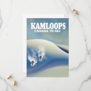 Kamloops Kanada till Ski Spara Datumet
