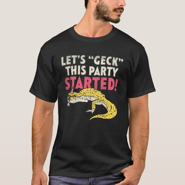 Kammad gecko t shirt (Framsida)