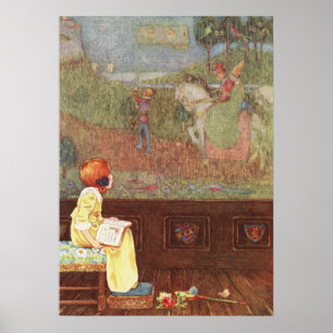 Kammad teori av Millicent Sowerby Poster