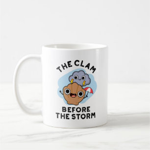 Kamman före stormen, den vackra Weather Pun Kaffemugg