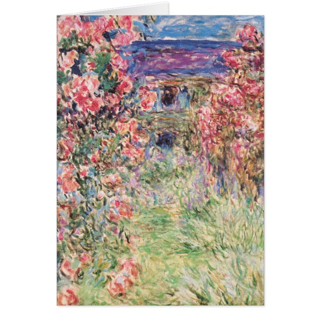 Kammaren bland Ro, Claude Monet Hälsningskort (Framsidan)