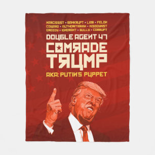 Kammaren: Dubblan Agent (Putins marionett) Fleecefilt