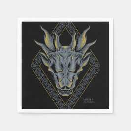 KAMMAREN FÖR DRAGON | Balerion Skull Diamond Pappersservett