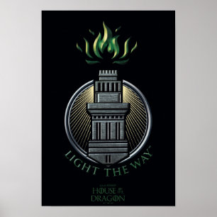 KAMMAREN FÖR DRAGON House HighTowSigil Poster