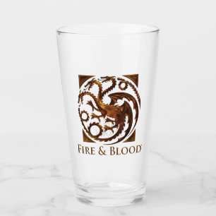 KAMMAREN FÖR DRAGON House Targaryen Sigil Glaskopp