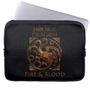 KAMMAREN FÖR DRAGON House Targaryen Sigil Laptop Fodral