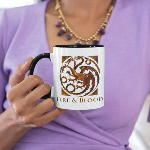 KAMMAREN FÖR DRAGON House Targaryen Sigil Mugg
